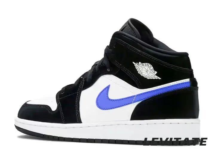 Nike Air Jordan 1 Mid 'Black Racer Blue White' GS