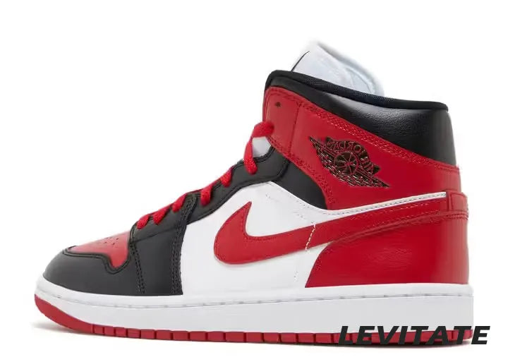 Nike Air Jordan 1 Mid "Alternate Bred Toe" Womans