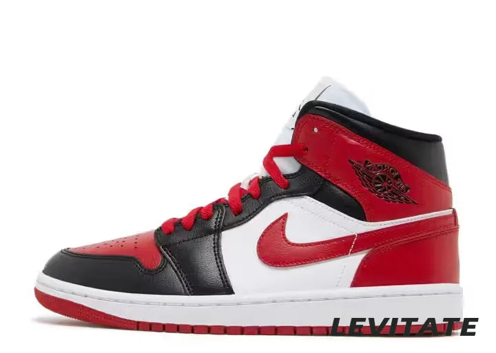 Nike Air Jordan 1 Mid "Alternate Bred Toe" Womans