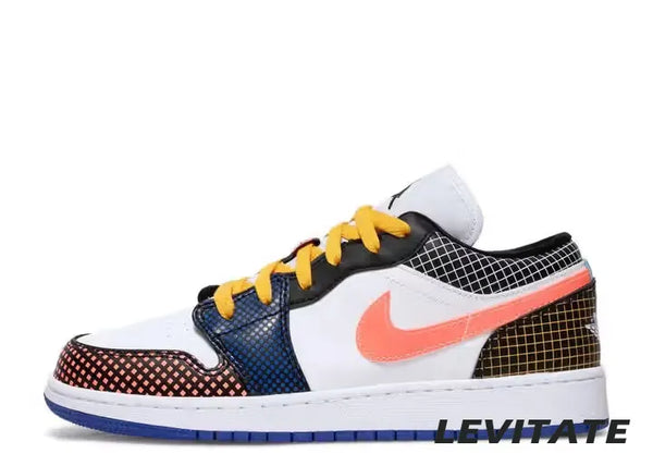 Nike Air Jordan 1 Low 'MMD Multi-Color Grid' GS