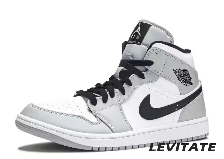 Nike Air Jordan 1 Mid "Light Smoke Grey" Mens