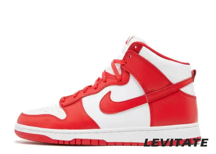 Nike Dunk High 'Championship White Red' Mens