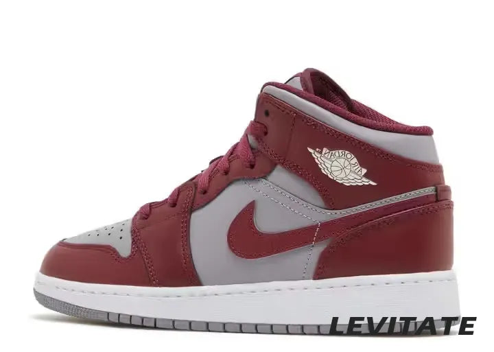 Nike Air Jordan 1 Mid 'Cherrywood Red' (GS)