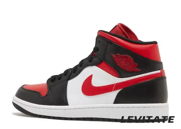 Nike Air Jordan 1 Mid 'Bred Toe' Mens