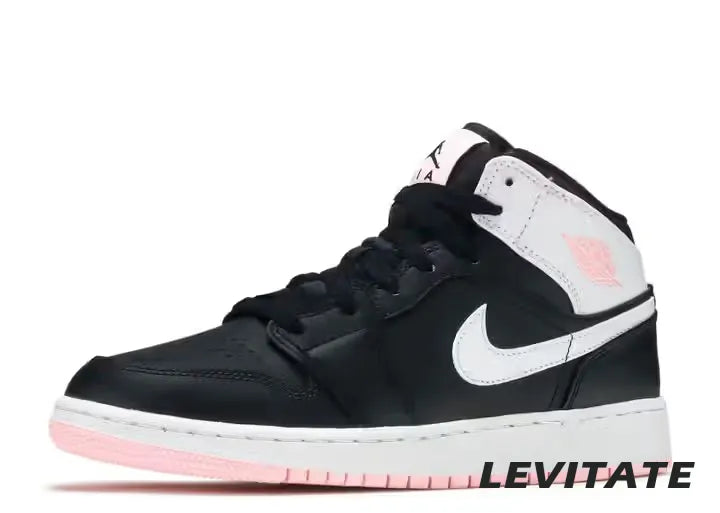 Nike Air Jordan 1 Mid 'Arctic Pink Black' GS