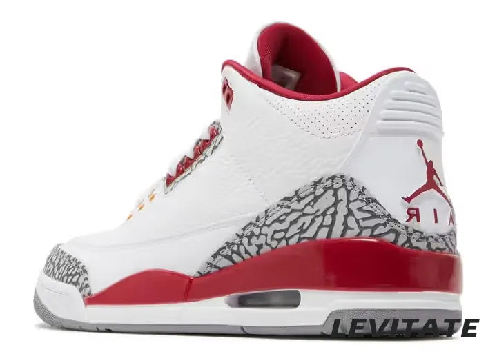 Nike Air Jordan 3 Retro 'Cardinal Red' Mens