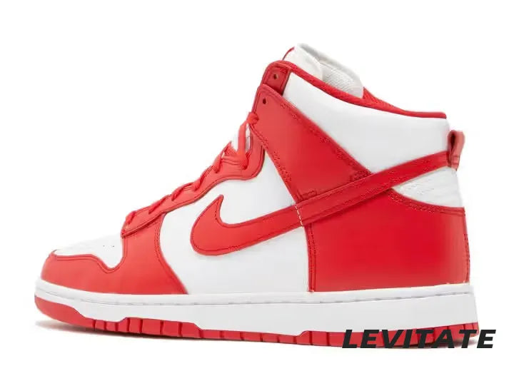 Nike Dunk High 'Championship White Red' Mens