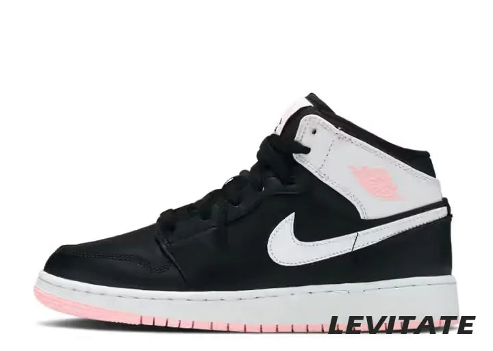 Nike Air Jordan 1 Mid 'Arctic Pink Black' GS