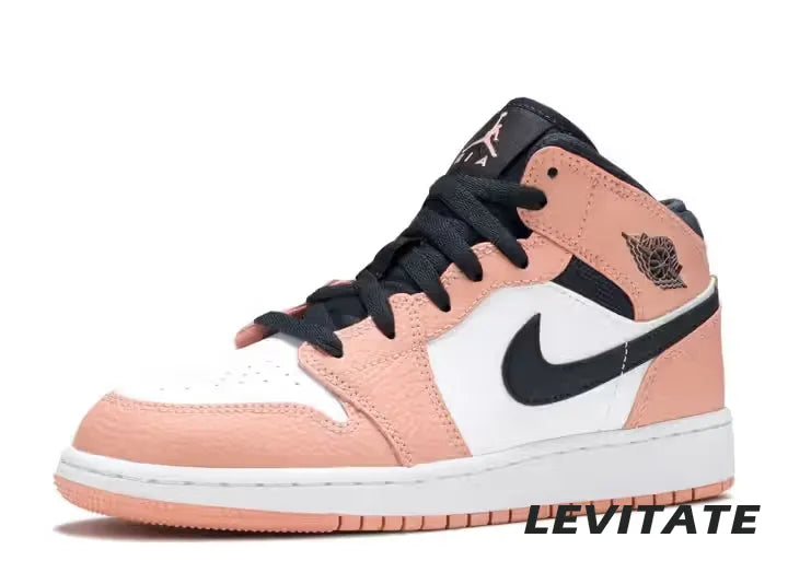 Nike Air Jordan 1 Mid 'Pink Quartz' GS