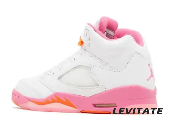 Nike Air Jordan 5 Retro Wnba Pinksicle Safety Orange Gs Levitate Sneakers Levitate Sneakers